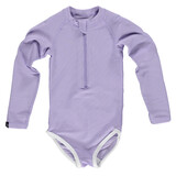 Beach & Bandits Lavender Ribbed Suit