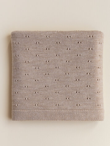 Hvid Blanket Bibi Sand