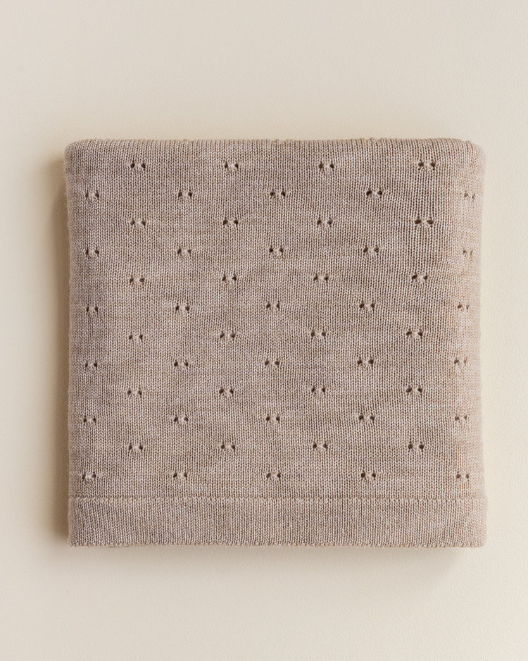 Hvid Blanket Bibi Sand