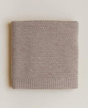 Hvid Blanket Dora Sand Hvid Blanket Dora Sand