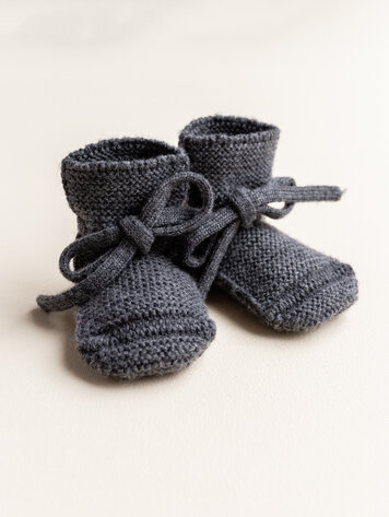 Hvid Booties - Charcoal