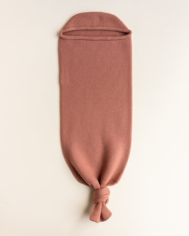 Hvid baby cocoon Brick - merinowol