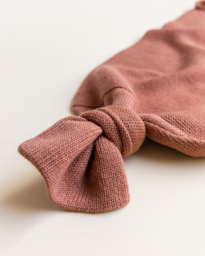 Hvid baby cocoon Brick - merinowol