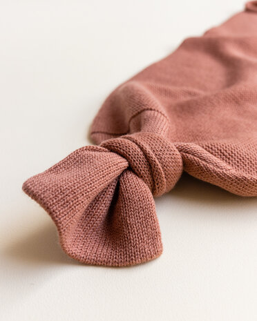 Hvid baby cocoon Brick - merinowol