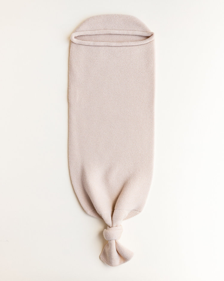 Hvid baby cocoon Oat - Merinowol