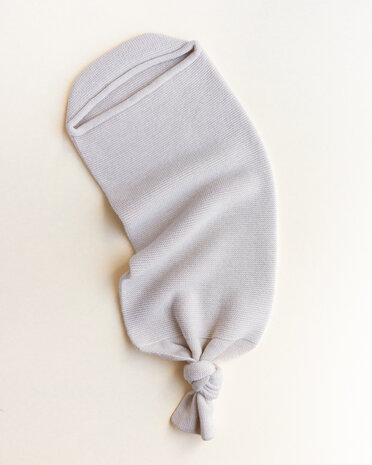 Hvid baby cocoon Off White - Merinowol