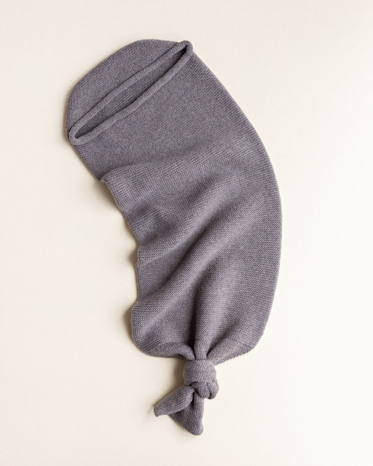 Hvid baby cocoon Otter - merinowol