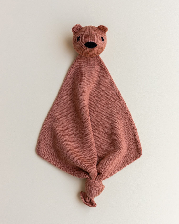 Hvid Teddy Tokki Brick - knuffeldoekje