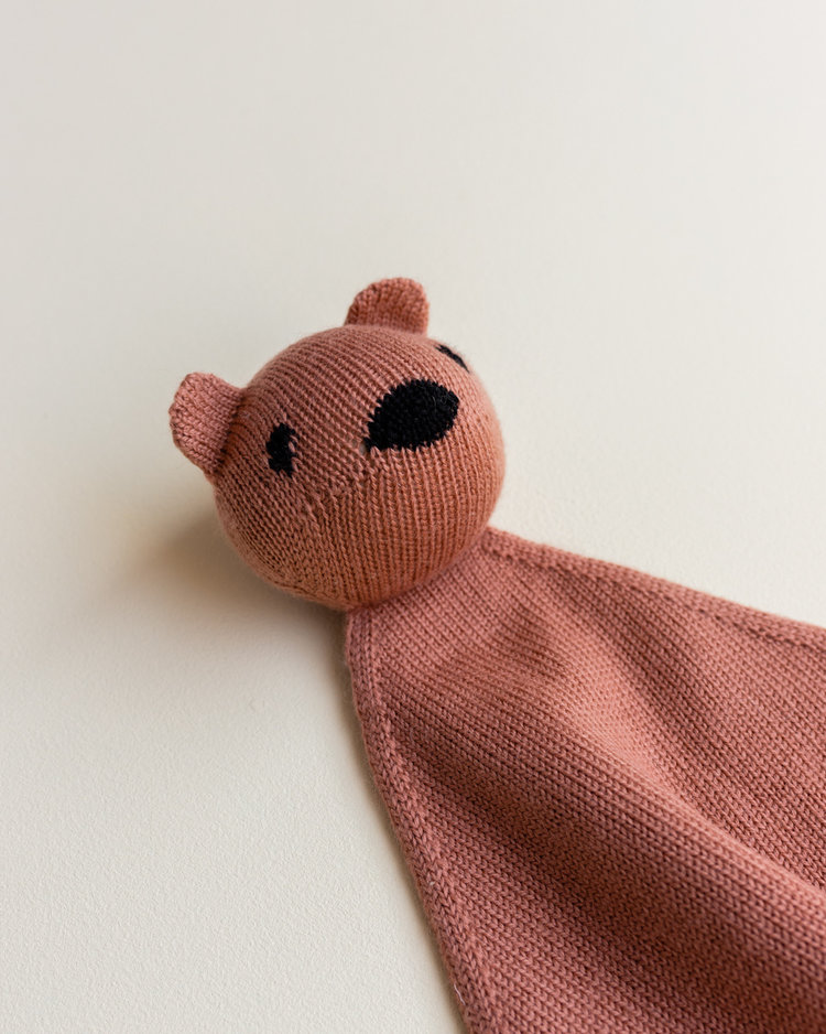 Hvid Teddy Tokki Brick - knuffeldoekje