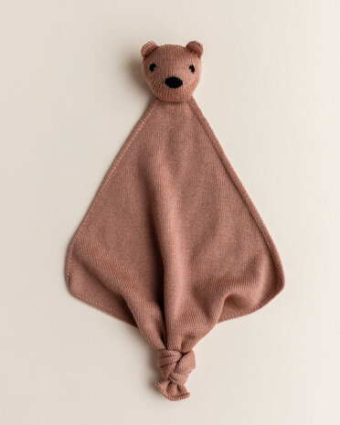 Hvid Teddy Tokki Terracotta - knuffeldoekje Hvid Teddy Tokki Terracotta - knuffeldoekje