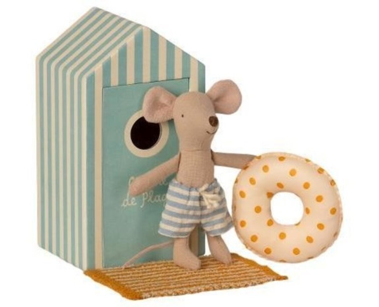 Maileg Beach mice Little brother in Cabin Plage Maileg Beach mice Little brother in Cabin Plage