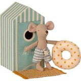 Maileg Beach mice Little brother in Cabin Plage