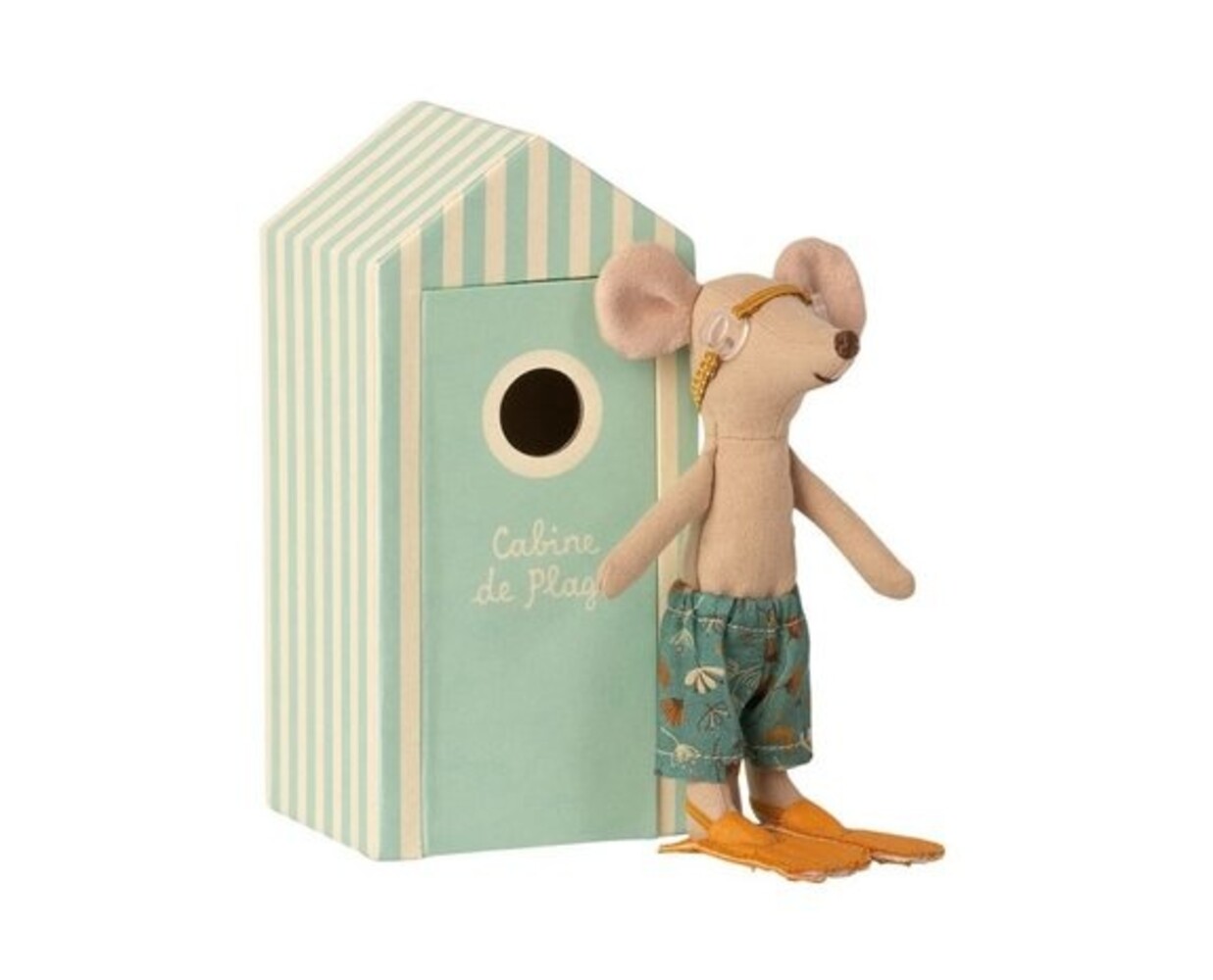 Maileg Beach mice Big brother in Cabin Plage