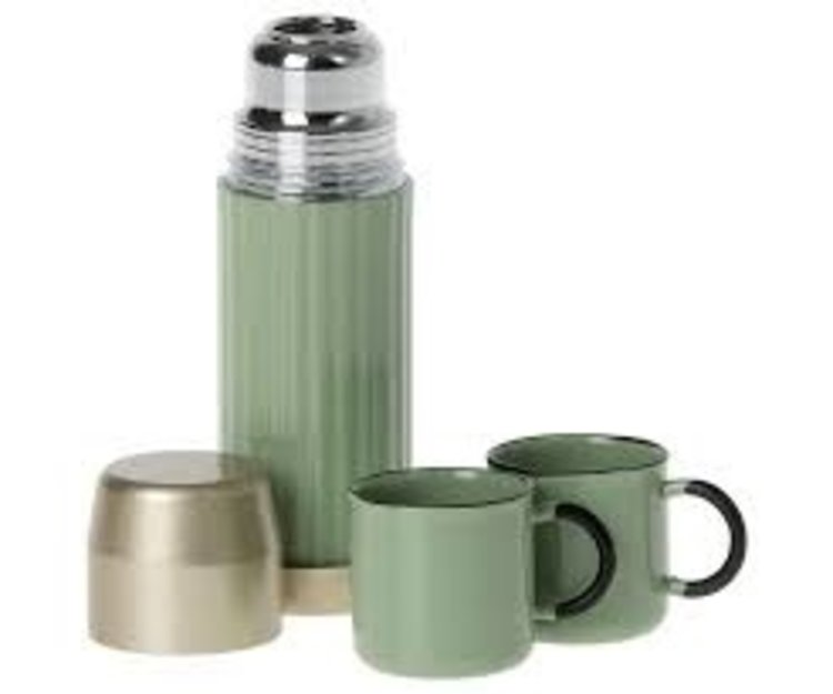 Maileg Thermos and cups mint