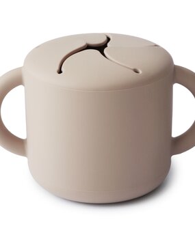 Mushie Snack cup - shifting sand Mushie Snack cup - shifting sand