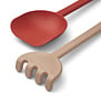 Hilda shovel & rake - apple red / pale tuscany rose