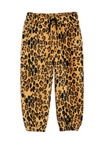 Mini Rodini Leopard fleece trousers