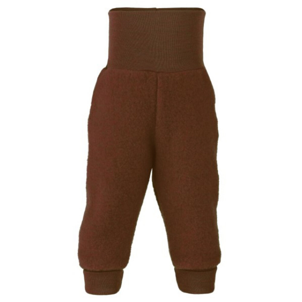Engel Natur wol fleece broekje - cinnamon melange Engel Natur wol fleece broekje - cinnamon melange