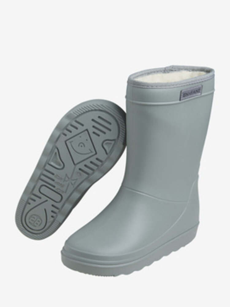 En Fant gevoerde regenlaarzen - thermo boots solid - 250190 shadow En Fant gevoerde regenlaarzen - thermo boots solid - 250190 shadow