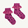 Violet vicuna ankle socks