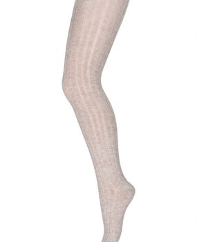MP Denmark Cotton rib tights Light Brown Melange 489 MP Denmark Cotton rib tights Light Brown Melange 489