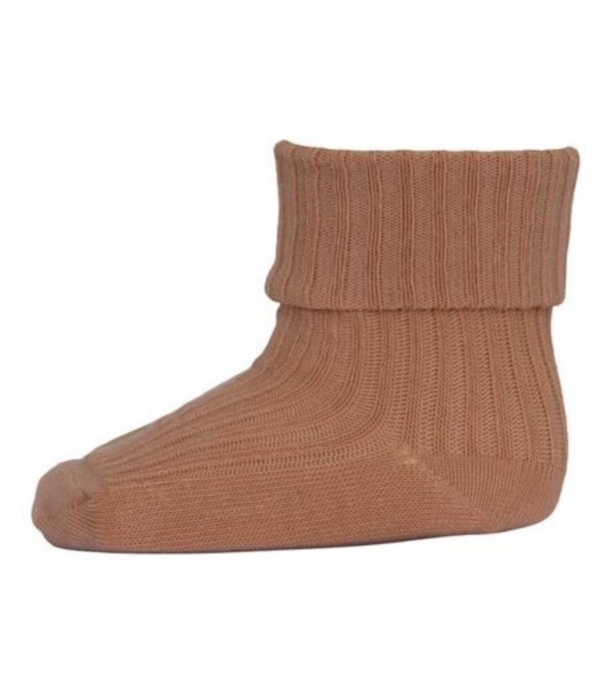 MP Denmark Cotton rib baby socks Tawny Brown 858 MP Denmark Cotton rib baby socks Tawny Brown 858