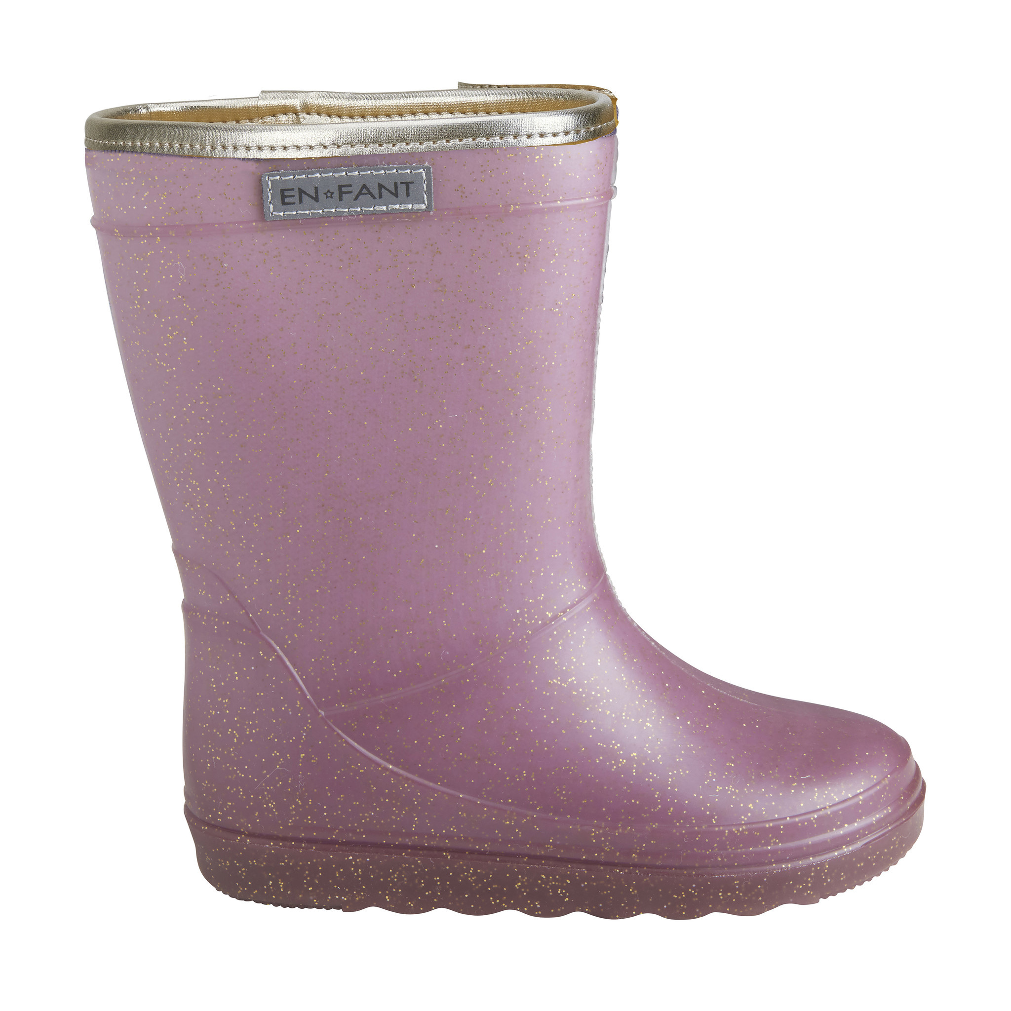 beeld boycot Woord gevoerde regenlaarzen - thermo boots glitter - 6405 Flint - paars - Milck