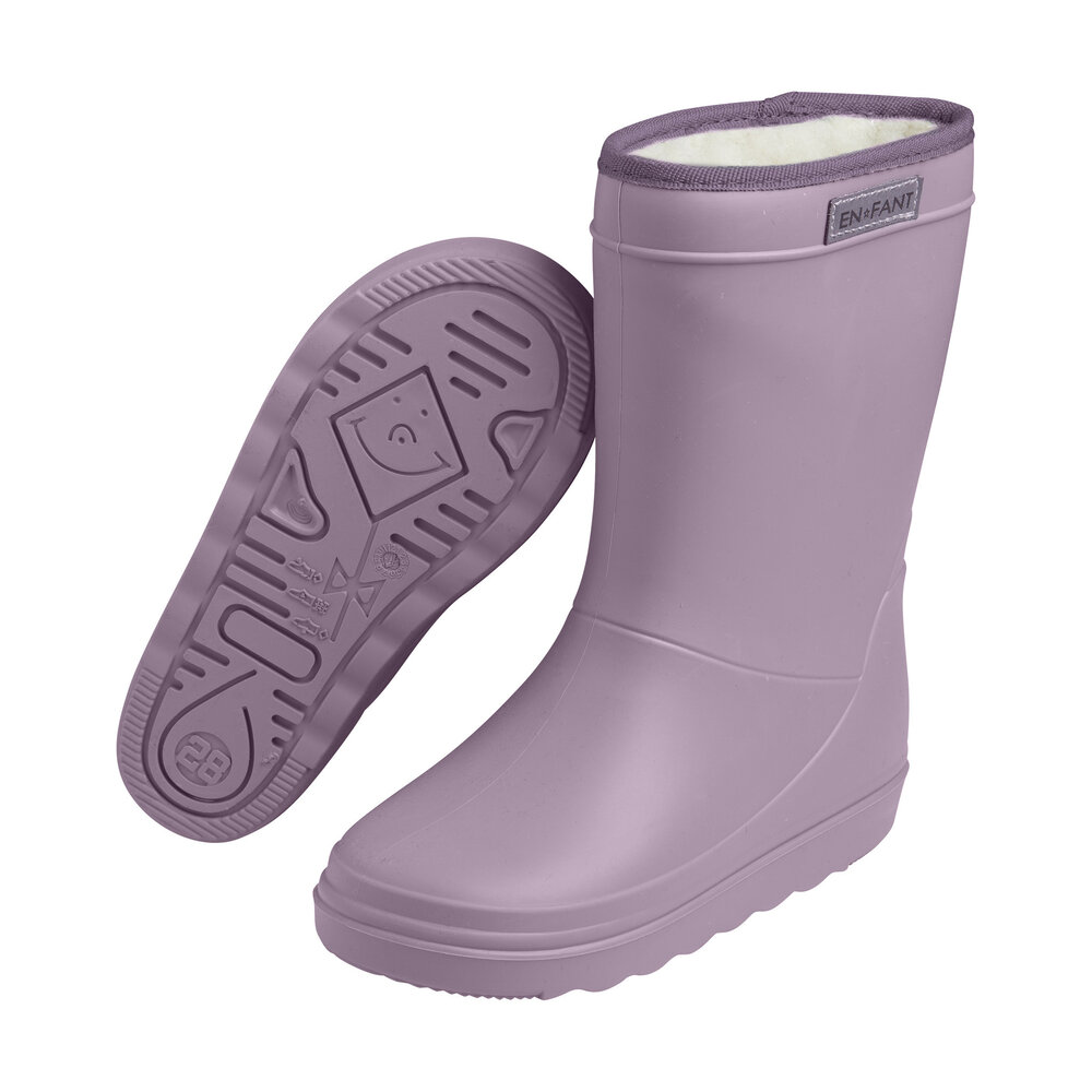 En Fant Gevoerde regenlaarzen volwassenen - thermo boots  - 6405 Flint - paars En Fant Gevoerde regenlaarzen volwassenen - thermo boots  - 6405 Flint - paars