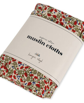 Konges Slojd 3 PACK MUSLIN CLOTH GOTS - Carnations Konges Slojd 3 PACK MUSLIN CLOTH GOTS - Carnations
