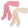 Konges Slojd 2 PACK JACQUARD TIGHTS - STRAWBERRY PINK Konges Slojd 2 PACK JACQUARD TIGHTS - STRAWBERRY PINK