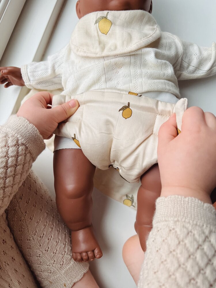 Konges Slojd DOLL NURSERY SET - lemon