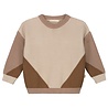 Yuki Kidswear color block sweater - oyster Yuki Kidswear color block sweater - oyster