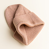 Hvid Babymuts beanie Fonzie NEWBORN Rose Hvid Babymuts beanie Fonzie NEWBORN Rose