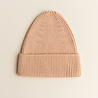 Hvid Babymuts beanie Fonzie NEWBORN Salmon Hvid Babymuts beanie Fonzie NEWBORN Salmon