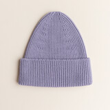 Hvid Beanie Fonzie KIDS - Lilac