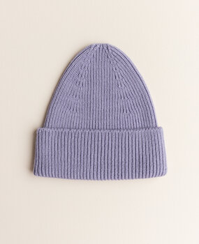Hvid Beanie Fonzie KIDS - Lilac