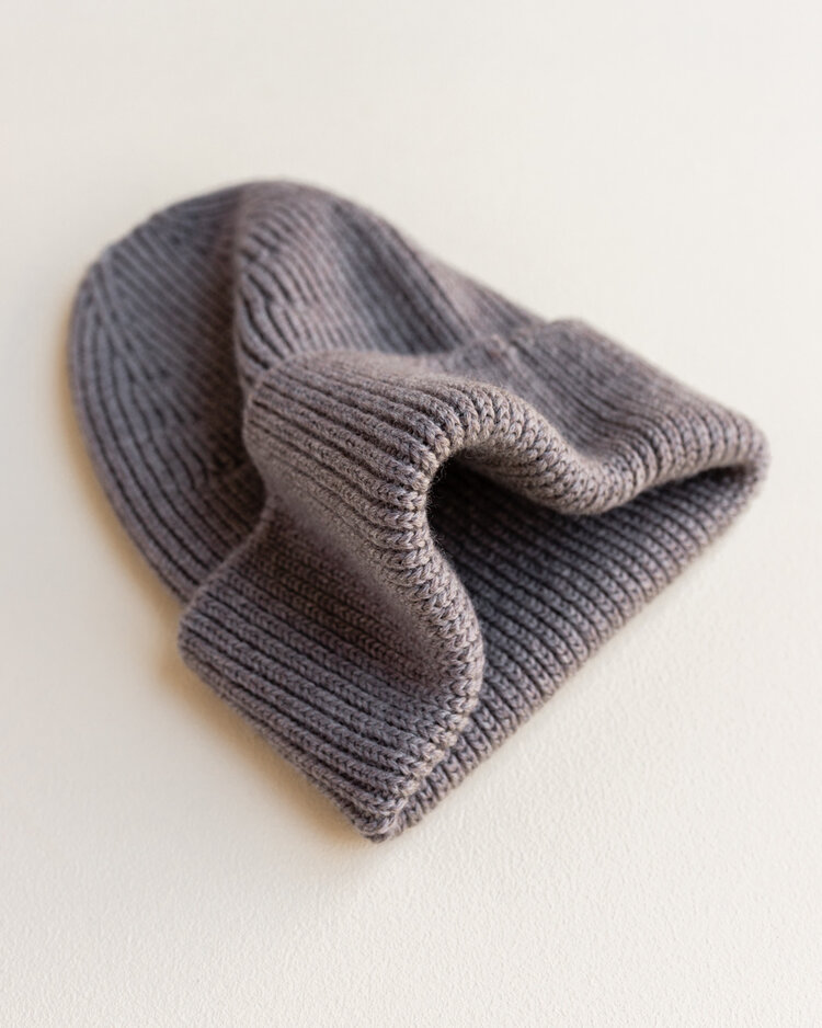Hvid Beanie Fonzie KIDS - Otter - muts