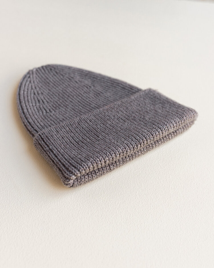 Hvid Beanie Fonzie KIDS - Otter - muts