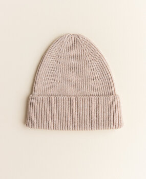Hvid Beanie Fonzie KIDS - Sand Hvid Beanie Fonzie KIDS - Sand