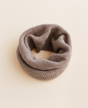 Hvid Tube Scarf Gigi - Sand