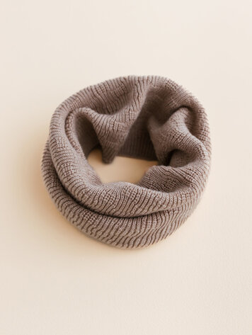 Hvid Tube Scarf Gigi - Sand