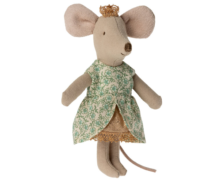 Maileg Princess mouse, Little sister in matchbox