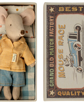 Maileg Big brother mouse in matchbox