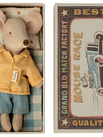 Maileg Big brother mouse in matchbox
