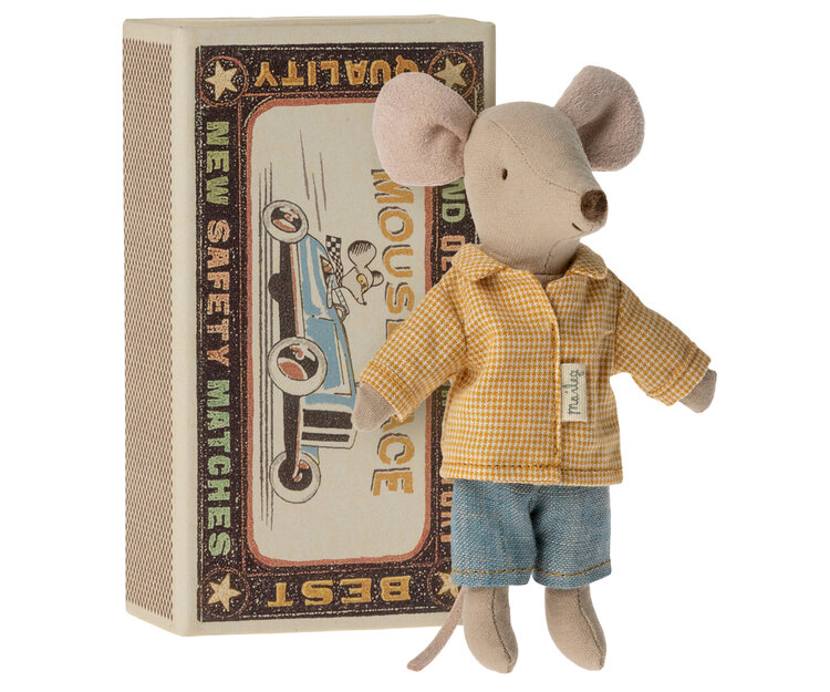 Maileg Big brother mouse in matchbox