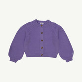 Violet vicuna - knitted cardigan