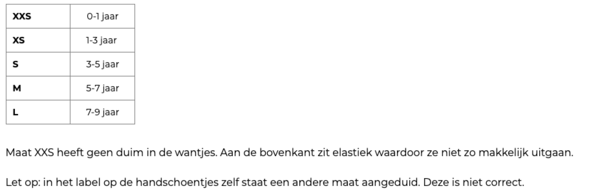 Alwero wanten - gully junior - naturel