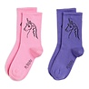 Mini Rodini Scottish unicorns socks 2-pack - multi Mini Rodini Scottish unicorns socks 2-pack - multi