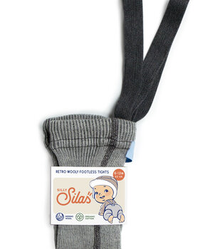 Silly Silas wooly tights zonder voetjes - granite grey Silly Silas wooly tights zonder voetjes - granite grey