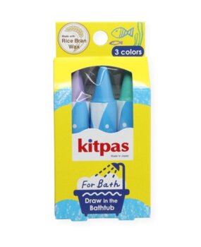 Kitpas badkrijt 3pcs - green, blue, violet Kitpas badkrijt 3pcs - green, blue, violet